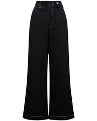 Moncler - Wide Jeans - Lyst