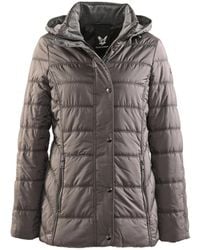 Fuchs & Schmitt - City Jacke Mit Abnehmbarer Kapuze, Quersteppung, Verdeckter Reißverschluss, Thermofleece, Wetterschutz - Lyst