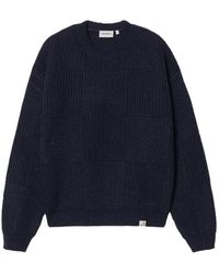 Carhartt - Truien & Vesten ,Blauw ,Wol Bishop Sweater - Lyst
