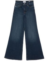 FRAME - Weite palazzo pant jeans - Lyst