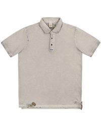 Bob - Tops ,Grijs ,Polo Piquet Ricamata A Mano - Lyst