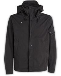C.P. Company - Jassen ,Zwart ,Polyester Giubbini Light Jacket - Lyst