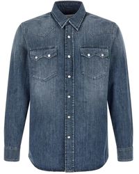 Department 5 - Denim Shirts - Lyst