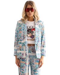 5 PROGRESS - Jassen ,Veelkleurig ,Polyester Botanic Garden Jacket - Lyst