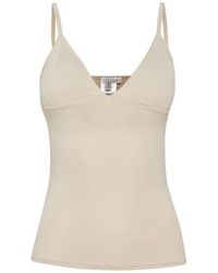 Gestuz - Tops ,Nylon Nude Cami Gz Top Met Verstelbare Bandjes - Lyst