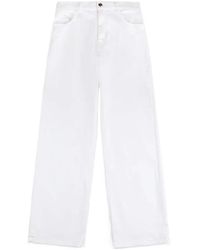 Fay - Wide Jeans - Lyst