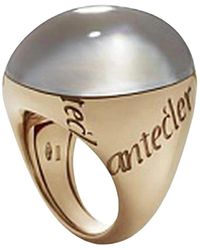 Chantecler - Weißer mother of pearl und bergkristall ring - Lyst