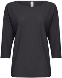 JAPANTKY - Overhemden ,Zwart ,Nariko Blouse - Lyst