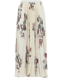 Etro - Pleated Maxi Skirt - Lyst