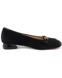 Emanuélle Vee - Schoenen ,Zwart ,Fluwelen Loafer Audrey Model Zwart - Lyst
