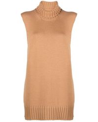 Jil Sander - Elegante Chaleco De Punto, Mujer, Talla - Lyst