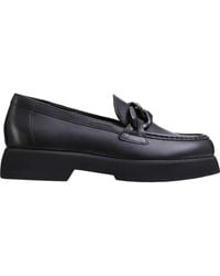 Högl - Schwarze Damen Loafers - Lyst
