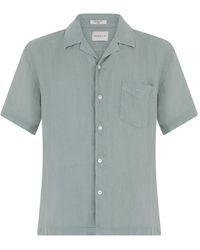 GANT - Regular Fit, Geverfd Linnen Overhemd - Lyst