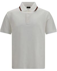 Gucci - Tops ,Wit ,Katoen Polo Shirt Van Katoenen Jersey Piqué - Lyst