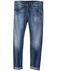 Dondup Slim Fit Jeans - - Heren - Blauw