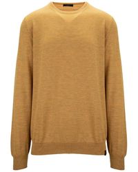 Fay - Wollen Trui Met Logopatch - Lyst