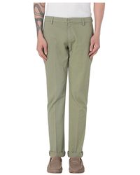 Dondup - Broeken ,Groen ,Stijlvolle Gaubert Broek Voor Mannen - Lyst
