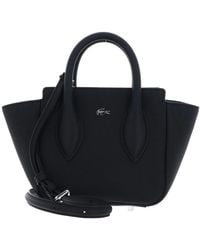 Lacoste - Daily City Schwarze Handtasche - Lyst