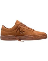Converse - Baskets Cons One Star Pro Mono En Daim - Lyst