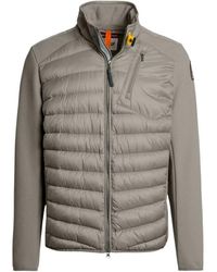 Parajumpers - Jassen ,Grijs ,Polyester Pm Hy Wu 01 Hybrid Cardigan - Lyst