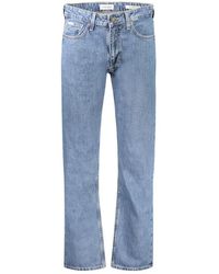 Guess - Jeans ,Blauw ,Denim Blauwe Denim Straight Jeans - Lyst