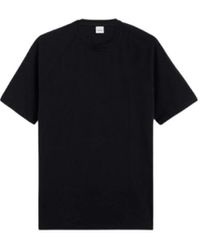Aspesi - Zwarte Katoenen T-Shirt Met Ronde Hals - Lyst