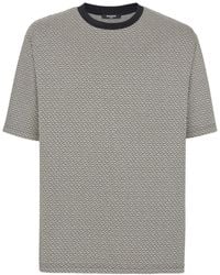 Balmain - Mini monogrammed jacquard T-shirt - Lyst
