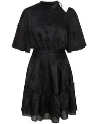Bruuns Bazaar - Vestido negro bordado para mujer - Lyst