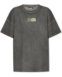 Gestuz - Tops ,Grijs ,Katoen Gzsilmo T-Shirt - Lyst