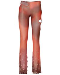 Gcds - Broeken ,Veelkleurig ,Polyester Sita Broek - Lyst