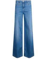 Liu Jo - Jeans ,Blauw ,Katoen High-Waisted Flare Jeans - Lyst