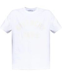 Givenchy - Tops ,Wit ,Katoen Wit Logo T-Shirt Stijlvol Comfortabele Pasvorm - Lyst