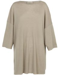 Cortana - Tops ,Oversized T-Shirt Van Virgin Wool - Lyst