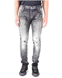 Balmain - Slim-Fit Denim Jeans - Lyst