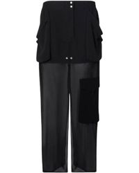 Pinko - Rokken ,Zwart ,Gonna Georgette Rok - Lyst