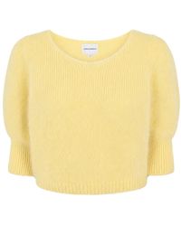 American Dreams - Truien & Vesten ,Geel ,Wol Koa Alpaca Pullover - Lyst