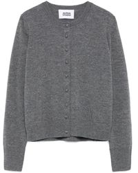 Alpha Studio - Grijze Wollen Trui Voor Vrouwen - Lyst