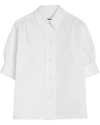 Jil Sander - Weiße baumwollknopfhemd - Lyst