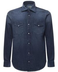 Sartorio Napoli - Denim Overhemd - Lyst