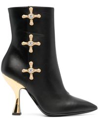 Moschino - Enkellaarsjes - - Dames - Lyst
