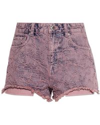 A Bathing Ape - Denim Shorts - Lyst