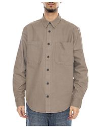 Only & Sons - Overhemden ,Grijs ,Onsalp Canvas Overshirt - Lyst