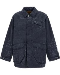 A_COLD_WALL* - Jassen ,Blauw ,Katoen Future 73 Katoenen Jas - Lyst
