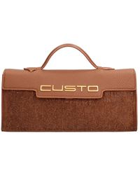 Custoline - Tassen ,Bruin ,Leer Paral Schoudertas - Lyst