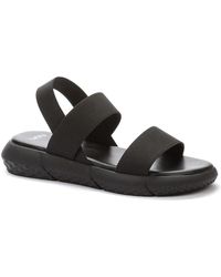 Neomood - Schoenen ,Zwart ,Zwarte Casual Platte Sandalen Voor Vrouwen - Lyst