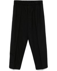 Seven Gauge - Schwarze Shorts Mit Elastischem Bund - Lyst