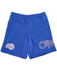 Mitchell & Ness - Korte Broeken ,Blauw ,Katoen Nba Game Day French Terry Shorts - Lyst