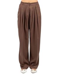 Luckylù - Wide Trousers - Lyst