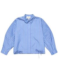 Munthe - Overhemden ,Blauw ,Katoen Uasta Top - Lyst