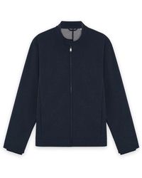 Lyle & Scott - Jassen ,Blauw ,Polyester Lichtgewicht Softshell Jas - Lyst